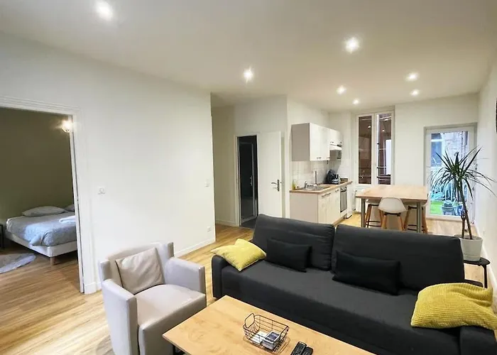 아파트 New Cosy Plein Centre Augustins A *